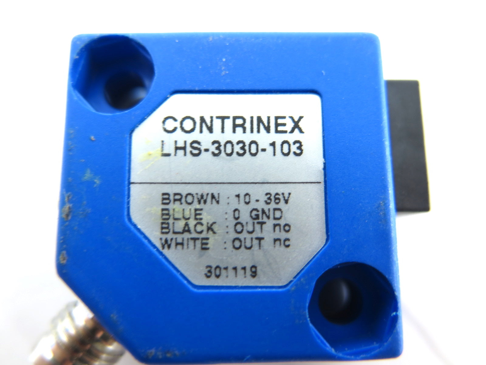 Contrinex LHS-3030-103 Diffuse Sensor Switch - Advance Operations