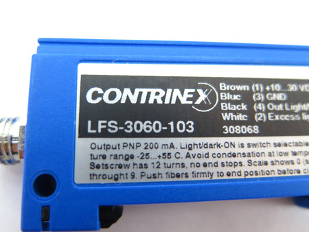 Contirnex LFS-3060-103 Fiber Optic Sensor - Advance Operations