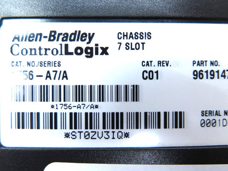 Allen-Bradley 1756-A7/A 7-Slot Chassis - Advance Operations