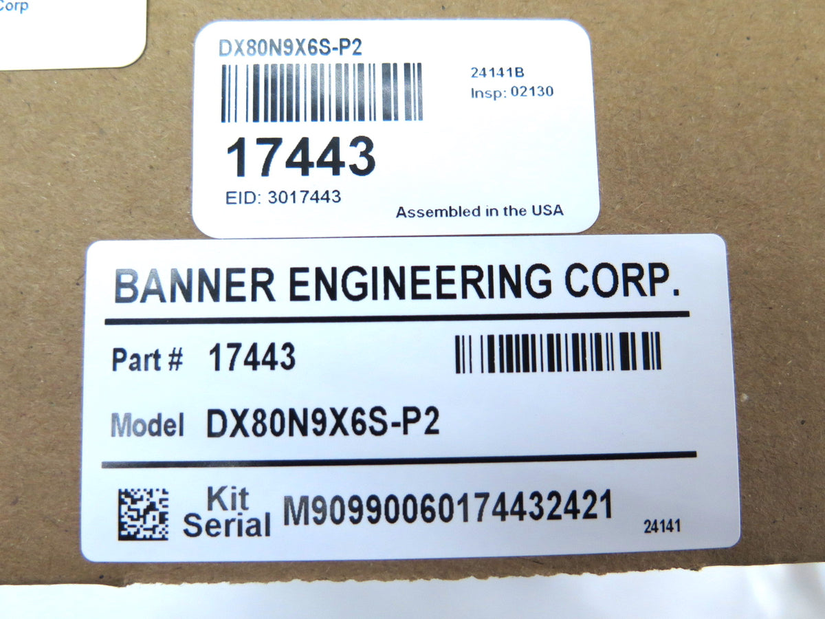 Banner DX80N9X6S-P2 17443 Industrial Wireless Gateways - Advance Operations