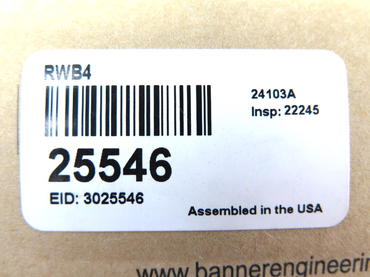Banner RWB4 25546 Maxi-Beam Wiring Base Power Block - Advance Operations