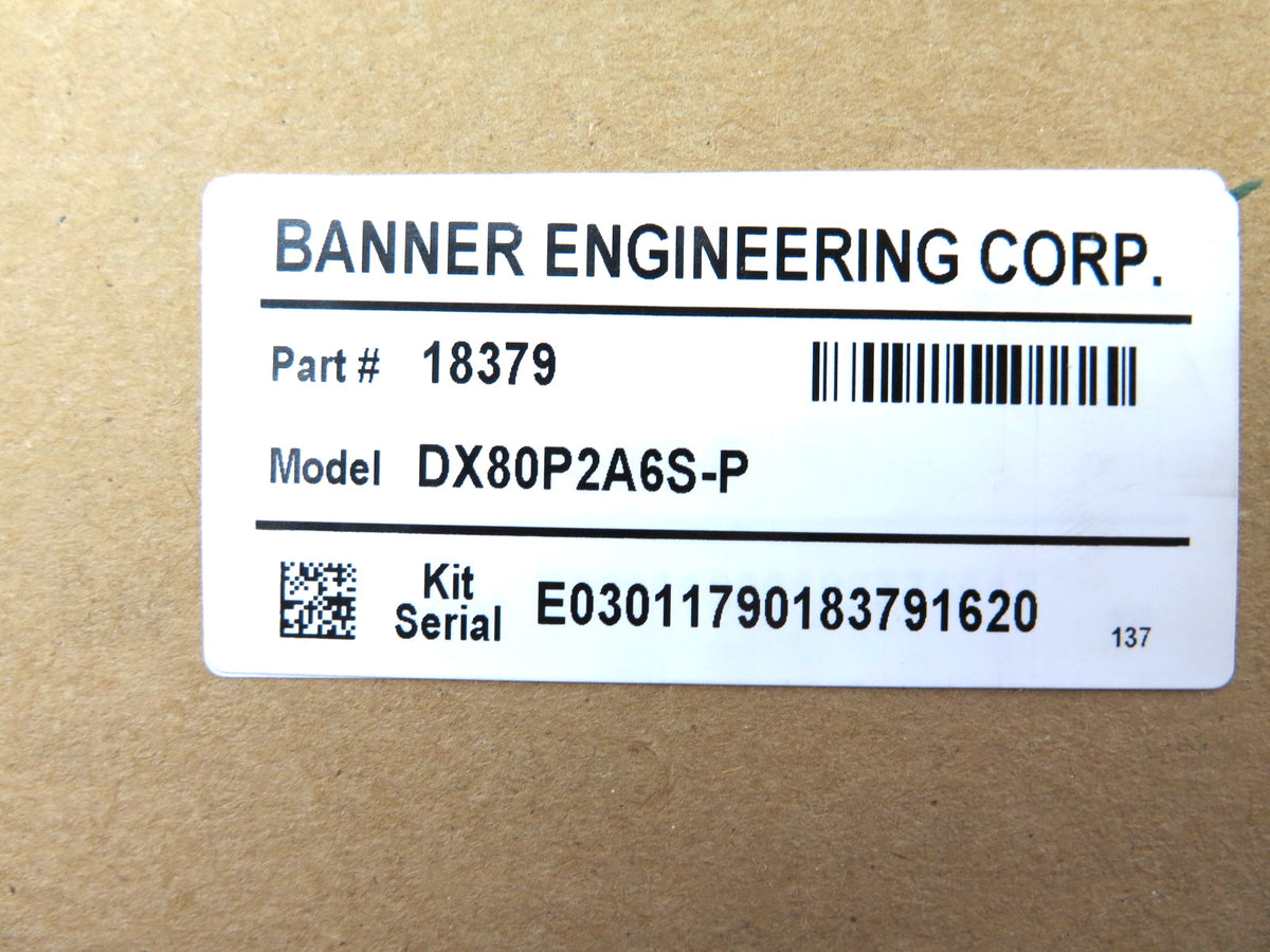Banner DX80P2A6S-P 18379 2.4 GHz GatewayPro 65 mW - Advance Operations