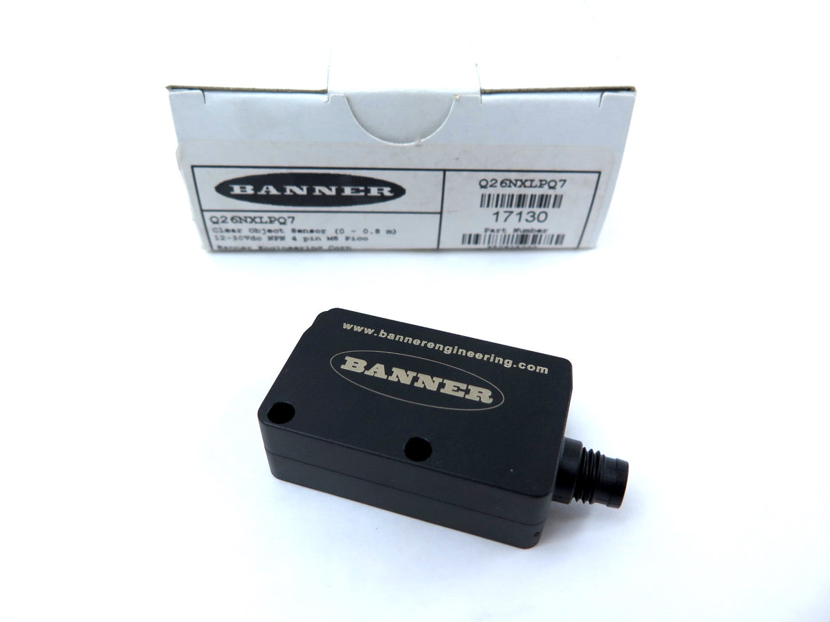 Banner Q26NXLPQ7 17130 Clear Object Sensor - Advance Operations