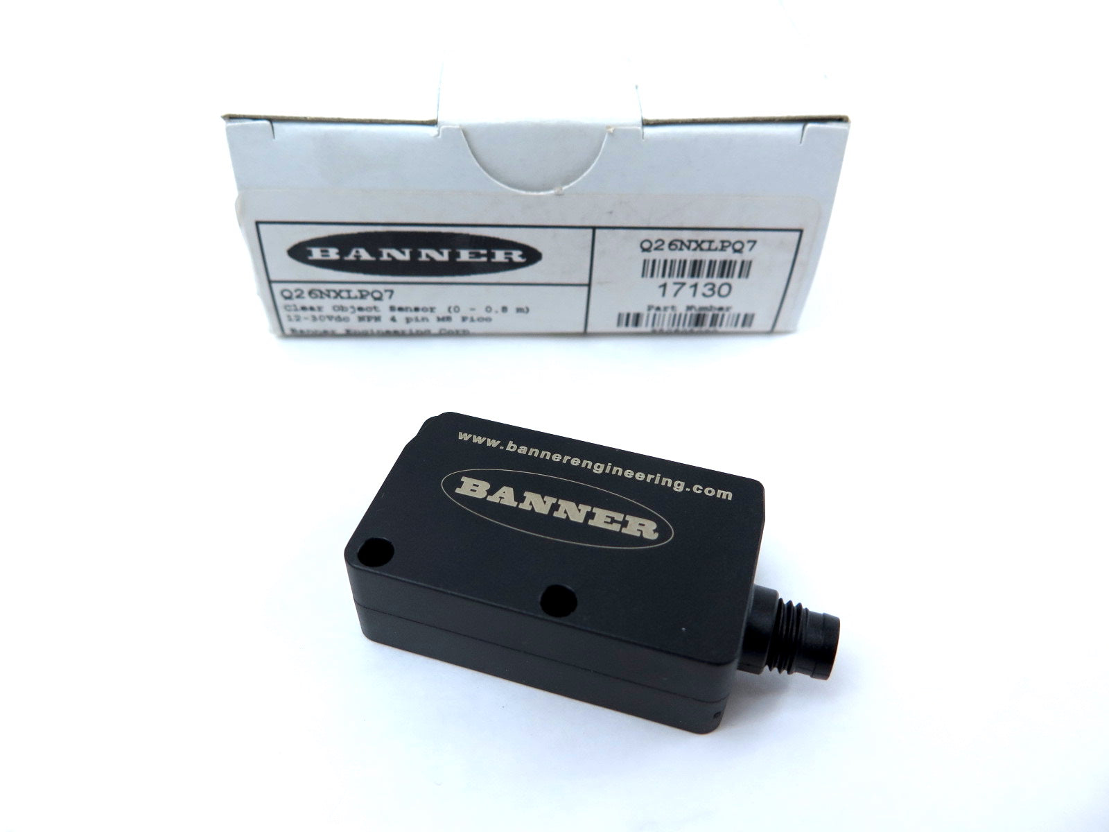 Banner Q26NXLPQ7 17130 Clear Object Sensor - Advance Operations