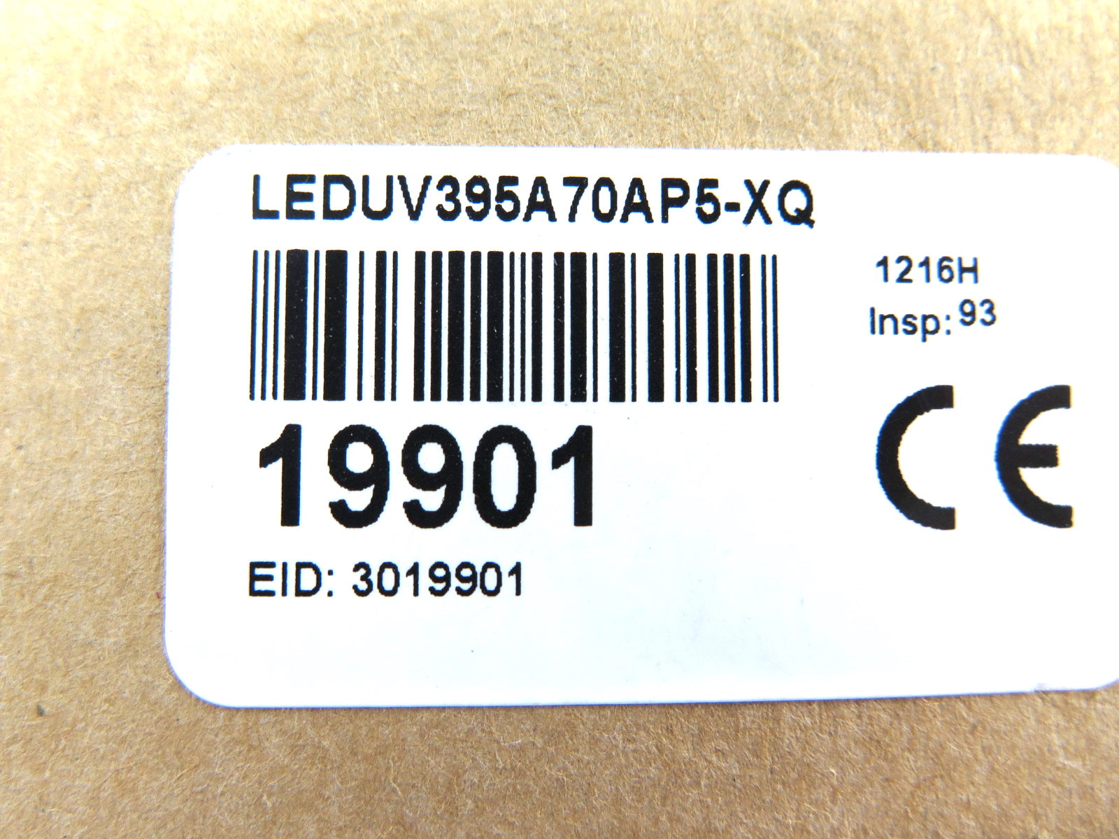 Banner LEDUV395A70AP5-XQ 19901 Vision Light UV LED - Advance Operations