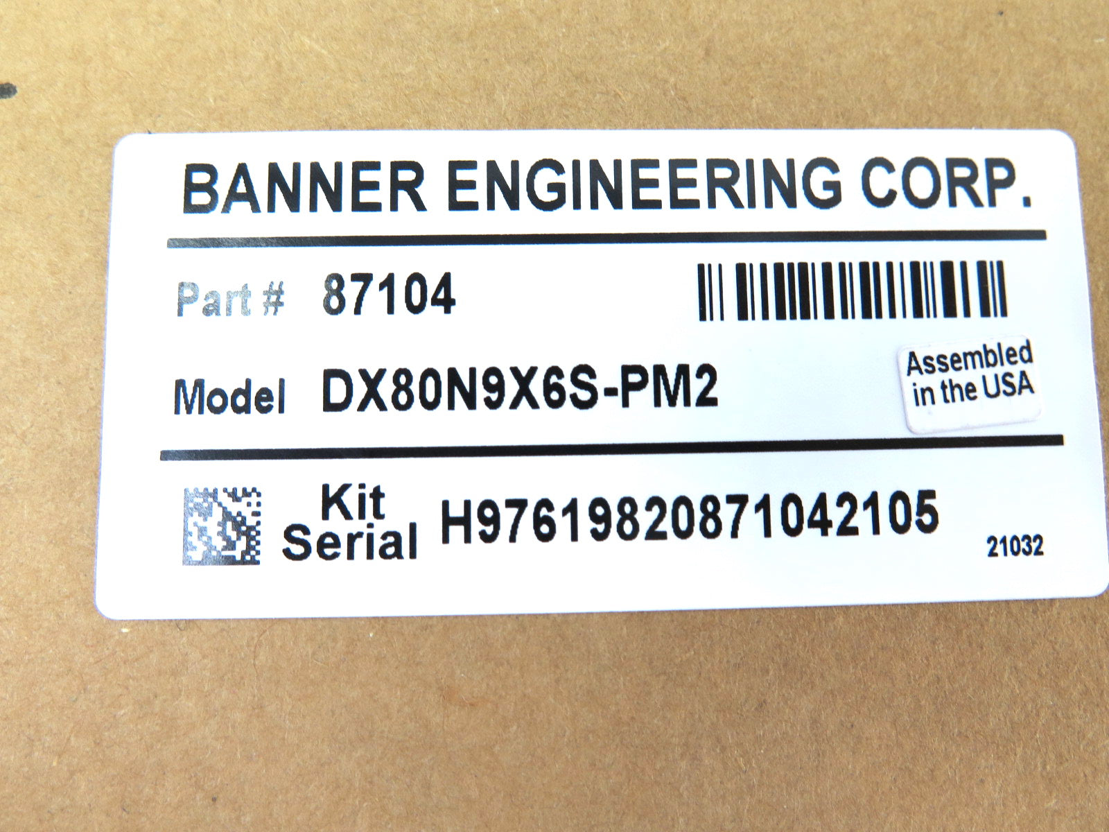 Banner DX80N9X6S-PM2 87104 Wireless Gateways - Advance Operations