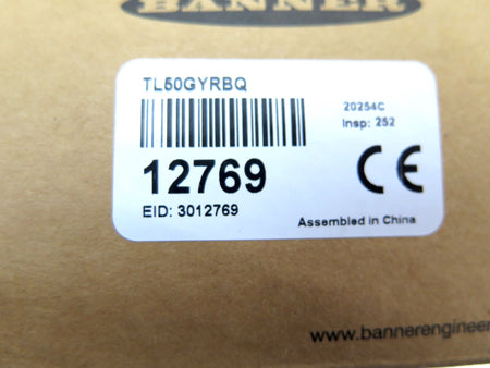 Banner TL50GYRBQ 12769 LED Tower Light - Advance Operations