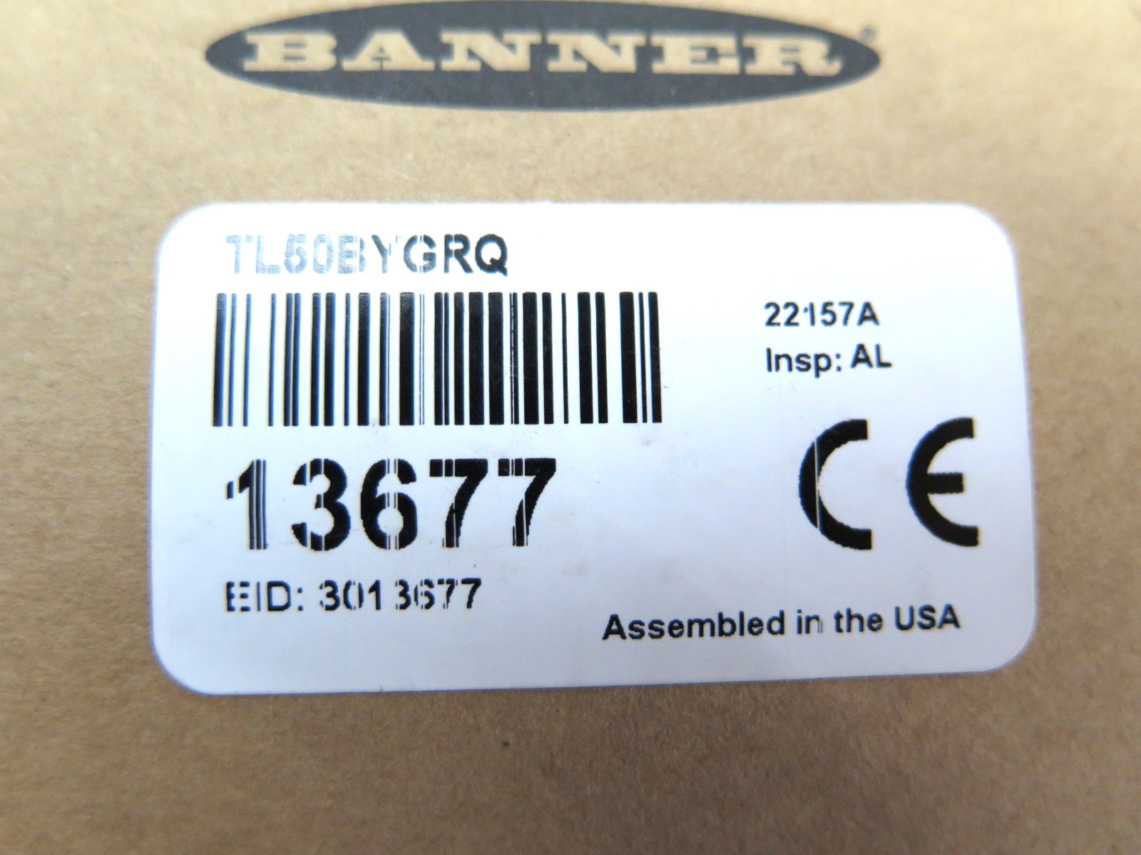 Banner TL50BYGRQ 13677 LED Tower Light - Advance Operations