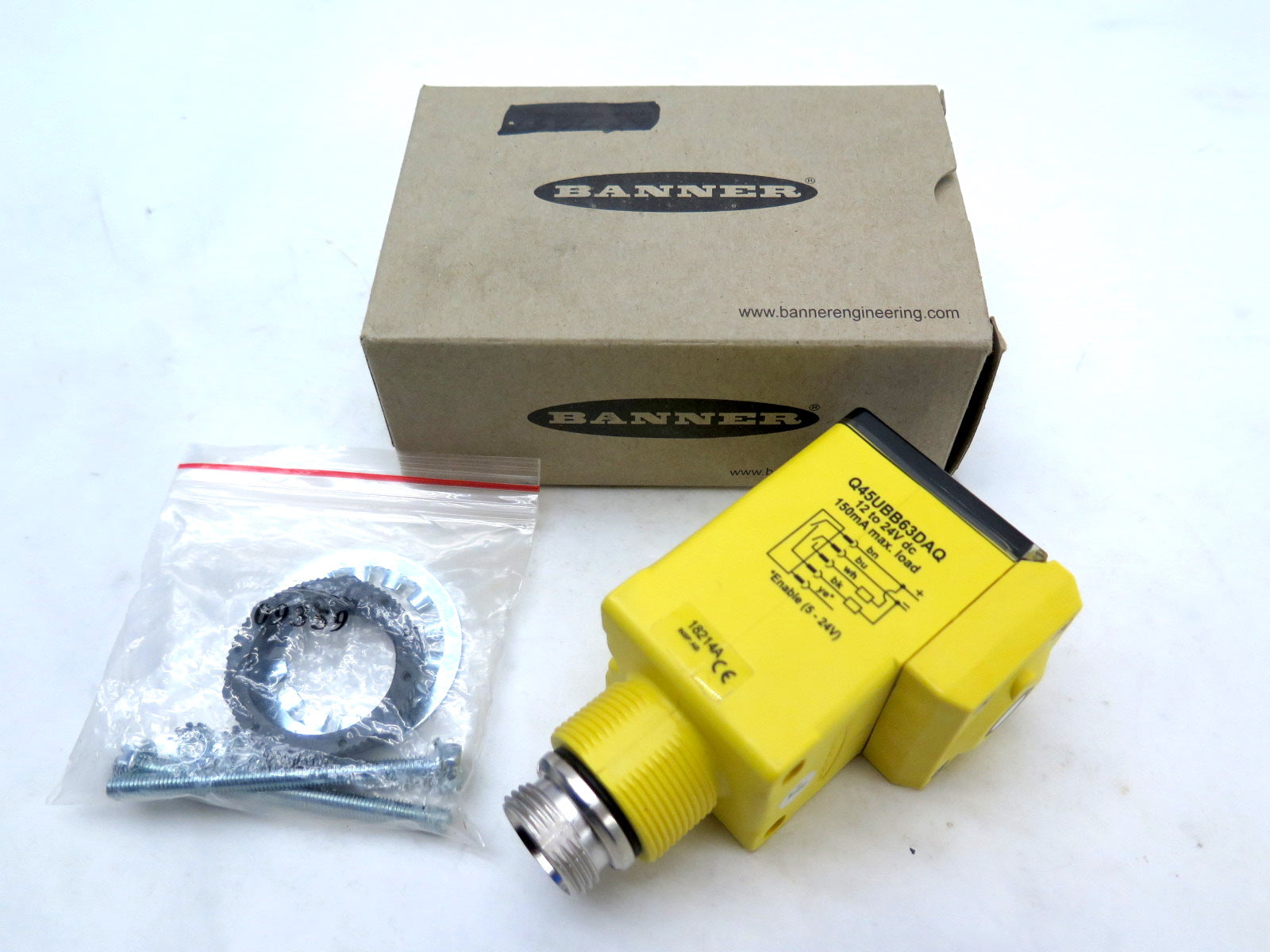 Banner Q45UBB63DAQ 44129 Versatile Ultrasonic Sensor - Advance Operations