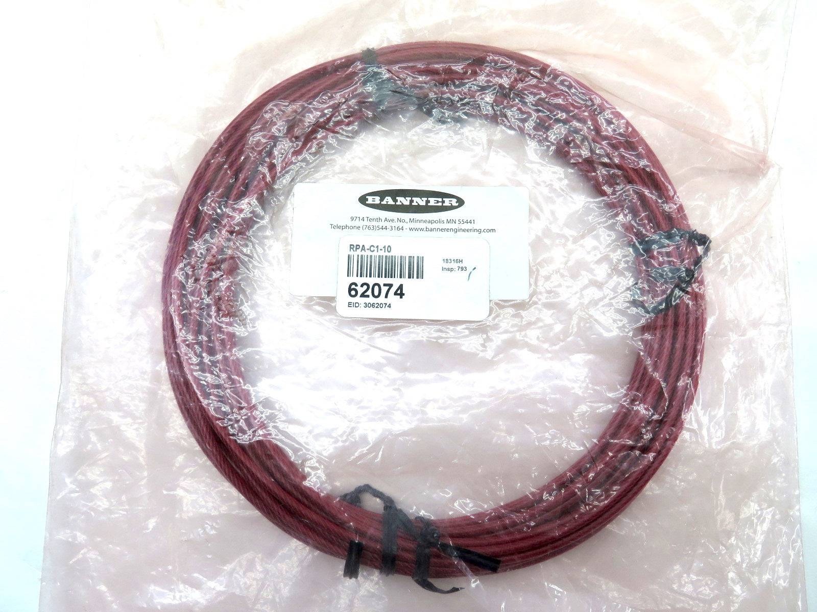 Banner RPA-C1-10 Rope Wire 2MM - Advance Operations