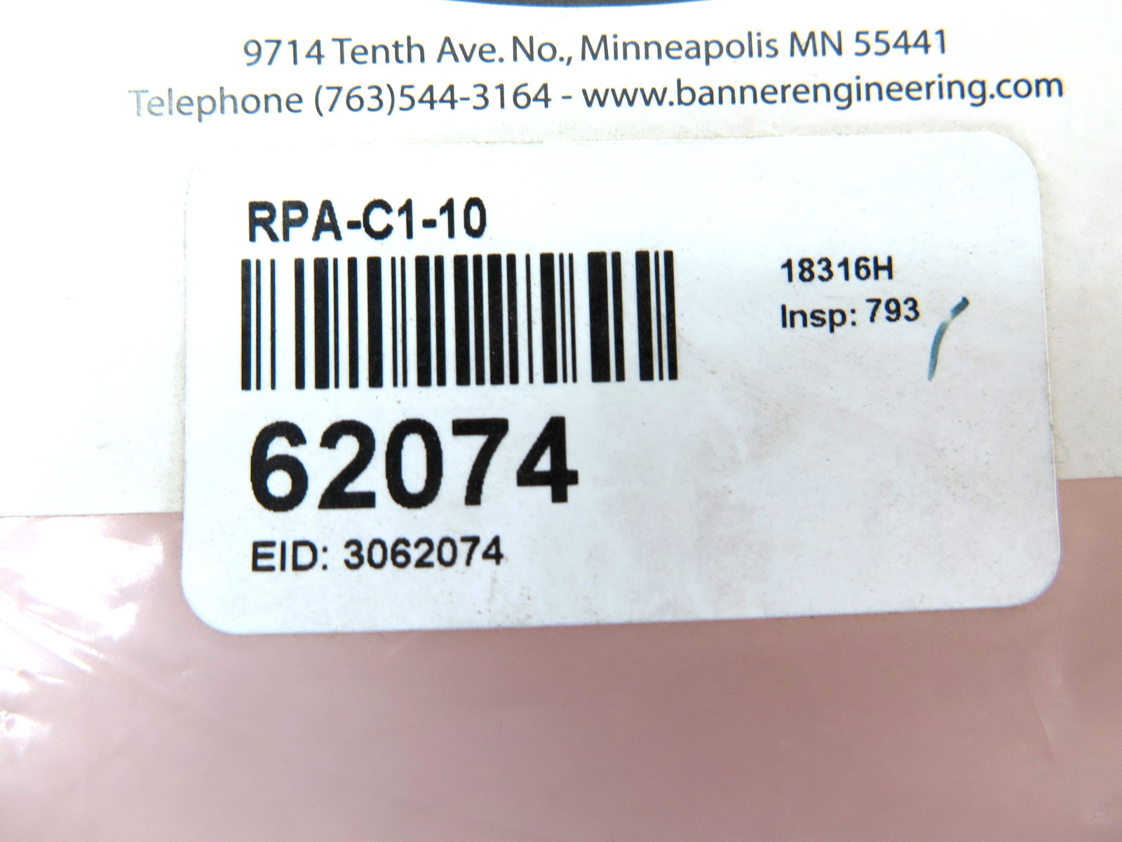 Banner RPA-C1-10 Rope Wire 2MM - Advance Operations