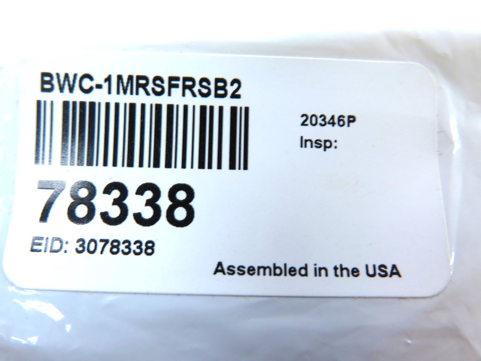 Banner BWC-1MRSFRSB2 78338 Cable Antenna RG58 - Advance Operations