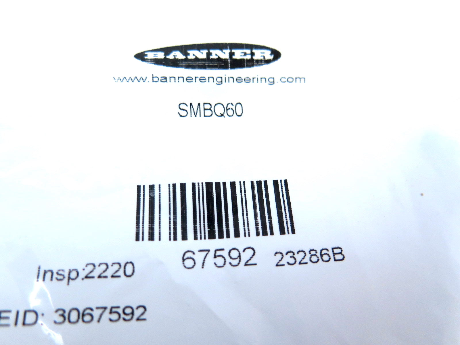 Banner SMBQ60 67592 Right Angle Bracket For Q60 Series - Advance Operations