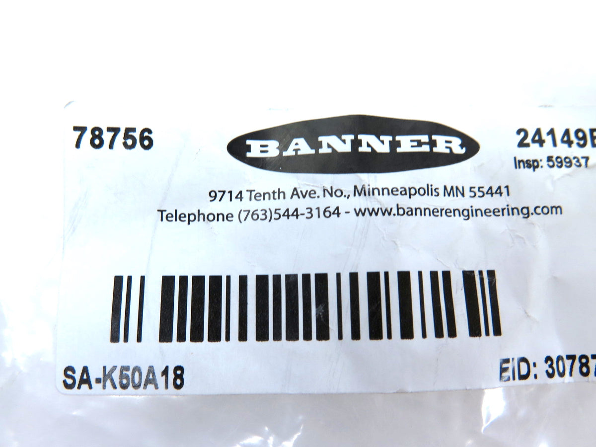 Banner SA-K50A18 78756 Protective Bracket - Advance Operations
