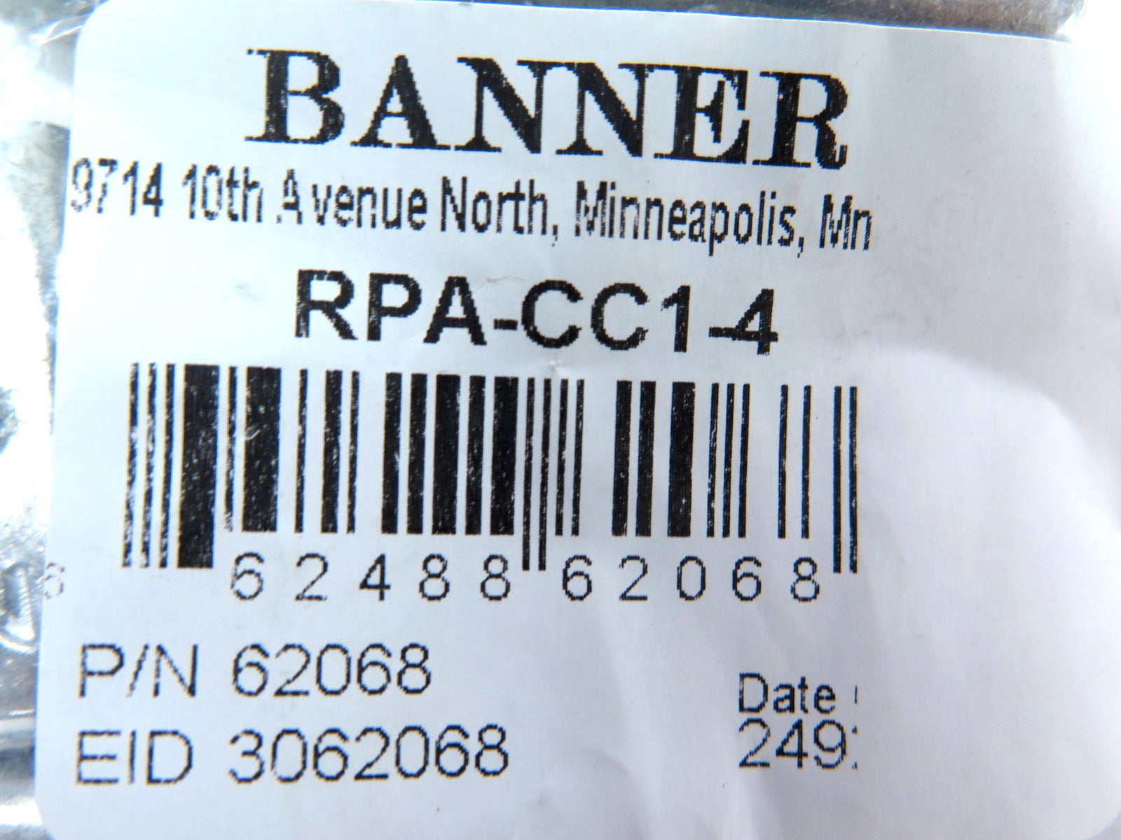 Banner RPA-CC1-4 62068 Rope Pull Clamp - Advance Operations