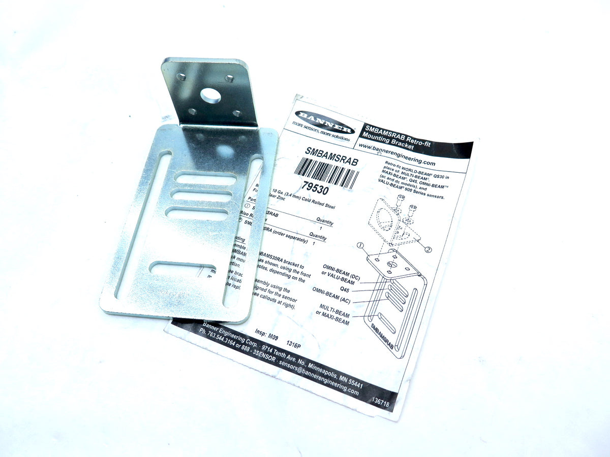 Banner SMBAMSRAB 79530 Bracket For World-Beam Sensor - Advance Operations