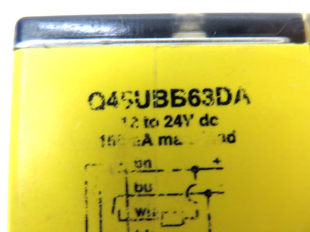 Banner Q45UBB63DA 44128 Ultrasonic Proximity Sensor - Advance Operations