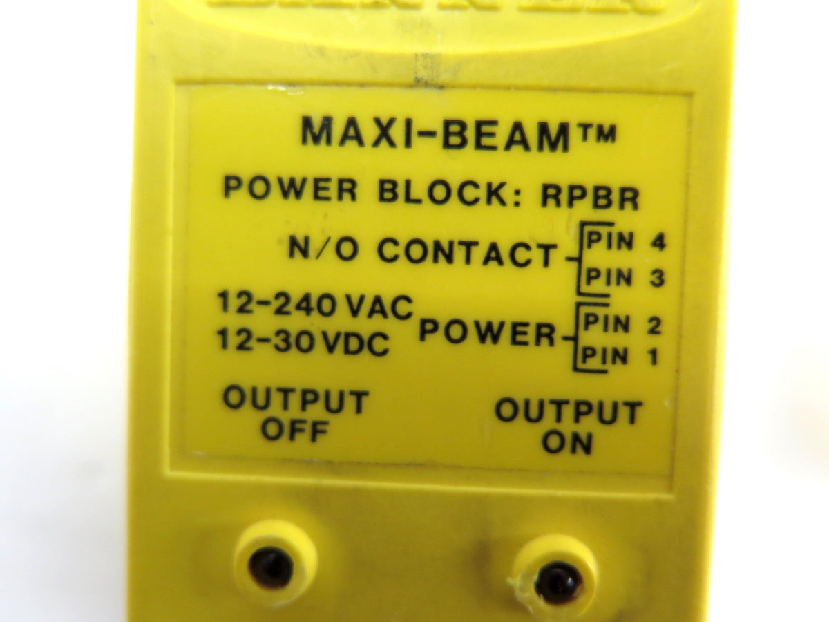 Banner RPBR 26132 Maxi-Beam Wiring Base Power Block - Advance Operations