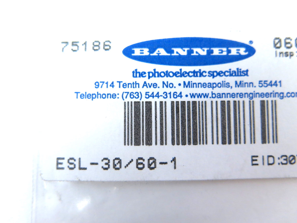 Banner ESL-30/60-1 75186 Emergency Stop Label - Advance Operations