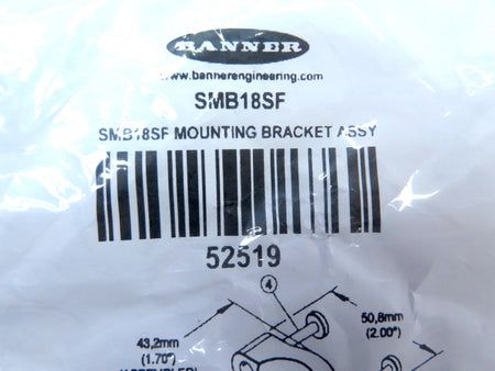Banner SMB18SF 52519 Swivel Bracket 18mm - Advance Operations