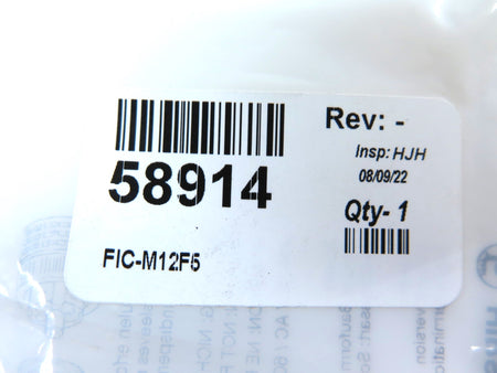 Banner FIC-M12F5 58914 Field Wireable Female M12 - Advance Operations