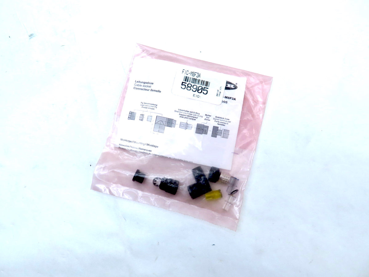 Banner FIC-M8F3A 58905 Field Wireable Female M8 - Advance Operations