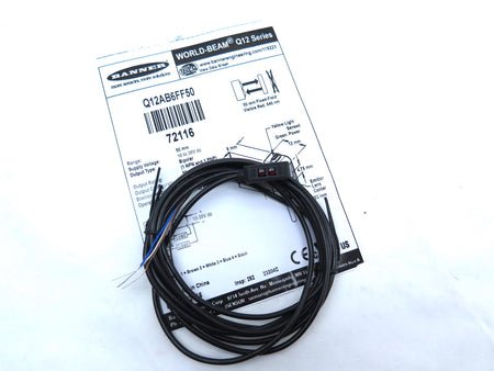 Banner Q12AB6FF50 72116 World-Beam Self-Contained Sensor - Advance Operations