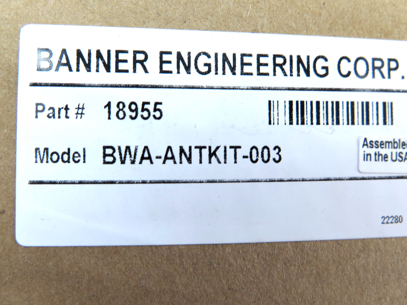 Banner BWA-ANTKIT-003 18955 Antenna Kit Omni 900MHz - Advance Operations