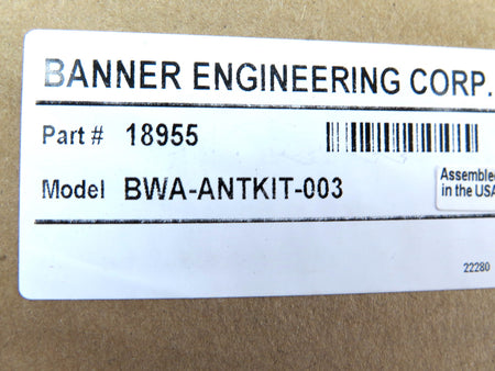 Banner BWA-ANTKIT-003 18955 Antenna Kit Omni 900MHz - Advance Operations