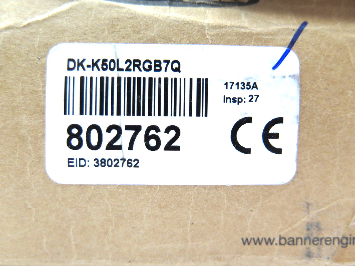 Banner DK-K50L2RGB7Q 802762 Programmable Multicolor Indicator - Advance Operations