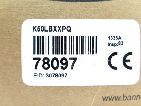 Banner K50LBXXPQ 78097 EZ-Light LED Indicator - Advance Operations