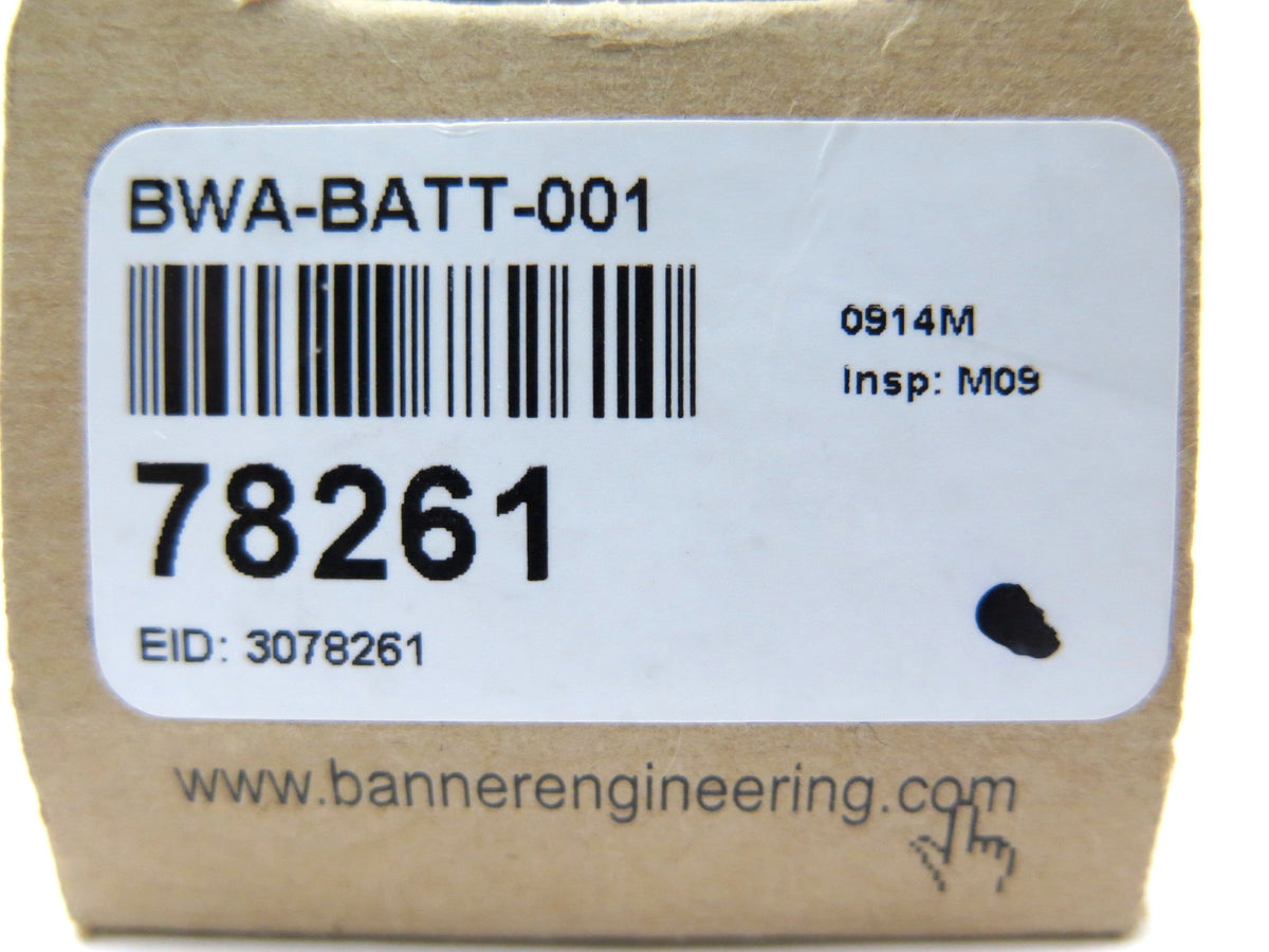 Banner BWA-BATT-001 78261 Battery 3.6V D - Advance Operations