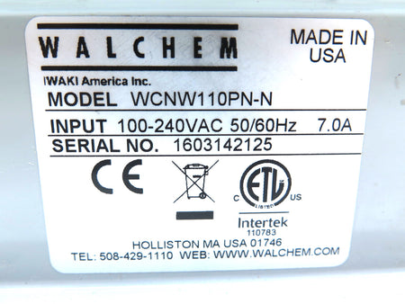 Walchem WCNW110PN-N Control Board Enclosure - Advance Operations
