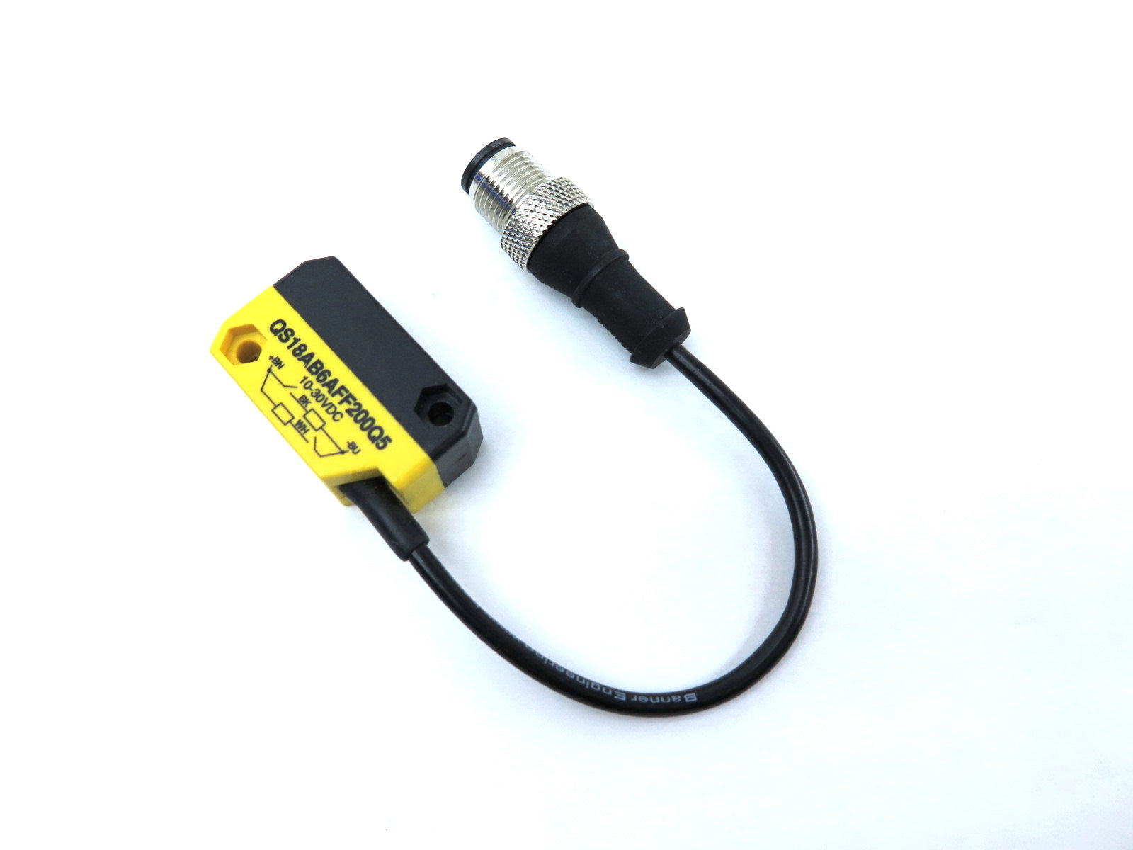 Banner QS18AB6AFF200Q5 11479 World-Beam Photoelectric Sensor - Advance Operations
