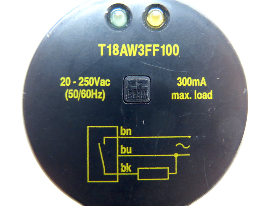 Banner T18AW3FF100 32475 Ez-Beam Barrel-Mount Sensor - Advance Operations