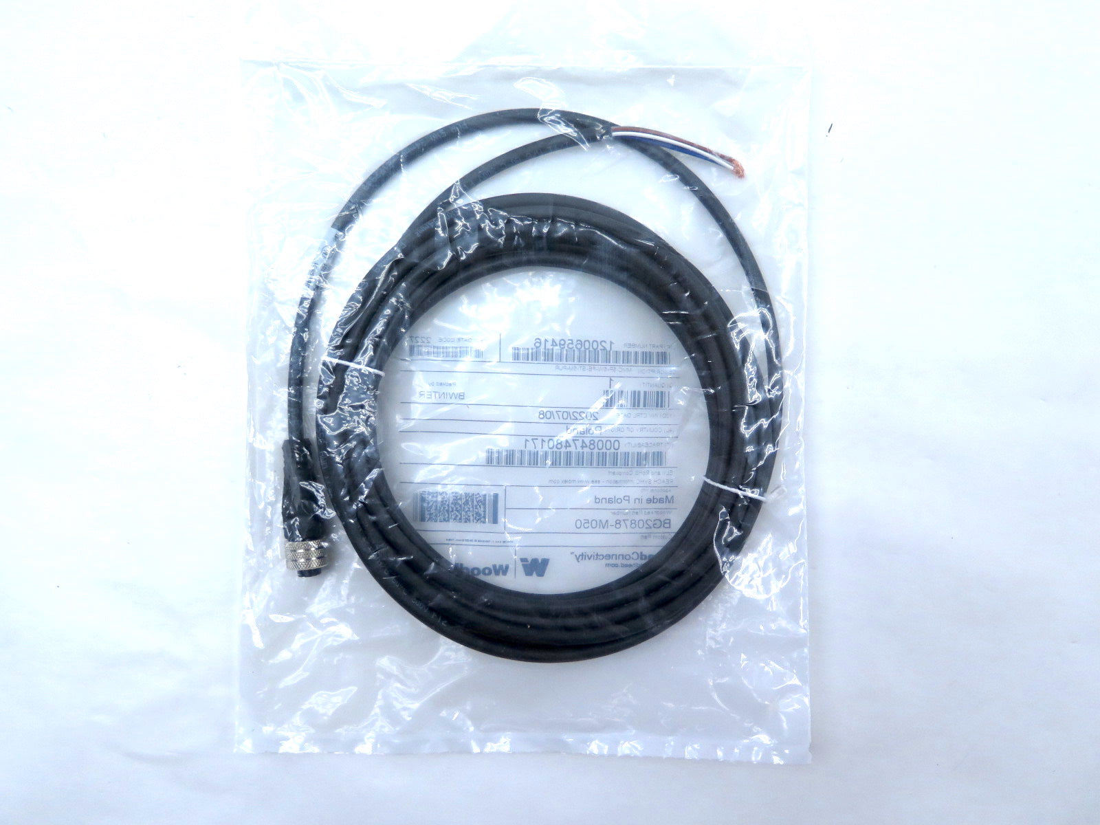Woodhead BG20878-M050 Cordset Cable 5M - Advance Operations
