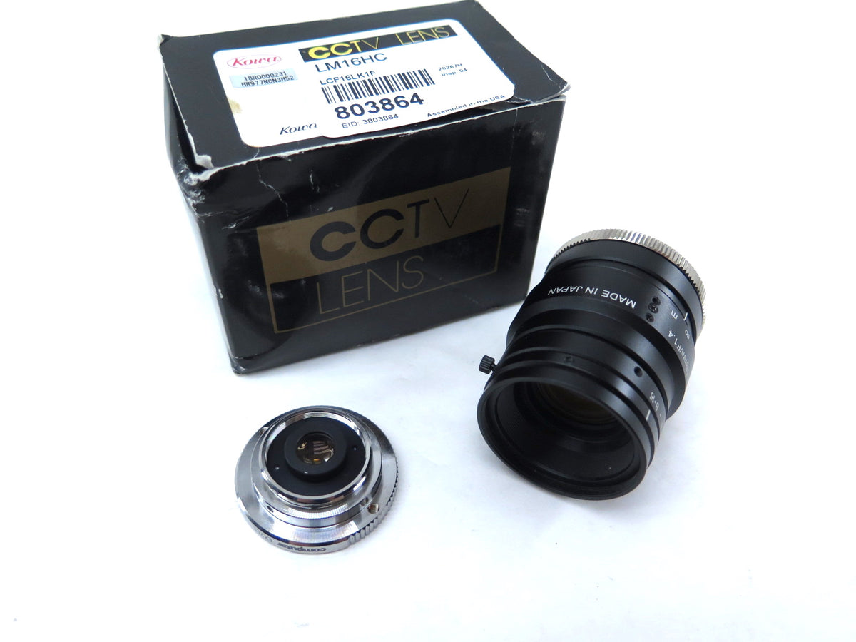 Kowa F=16mm/F1.4 Camera Lens - Advance Operations