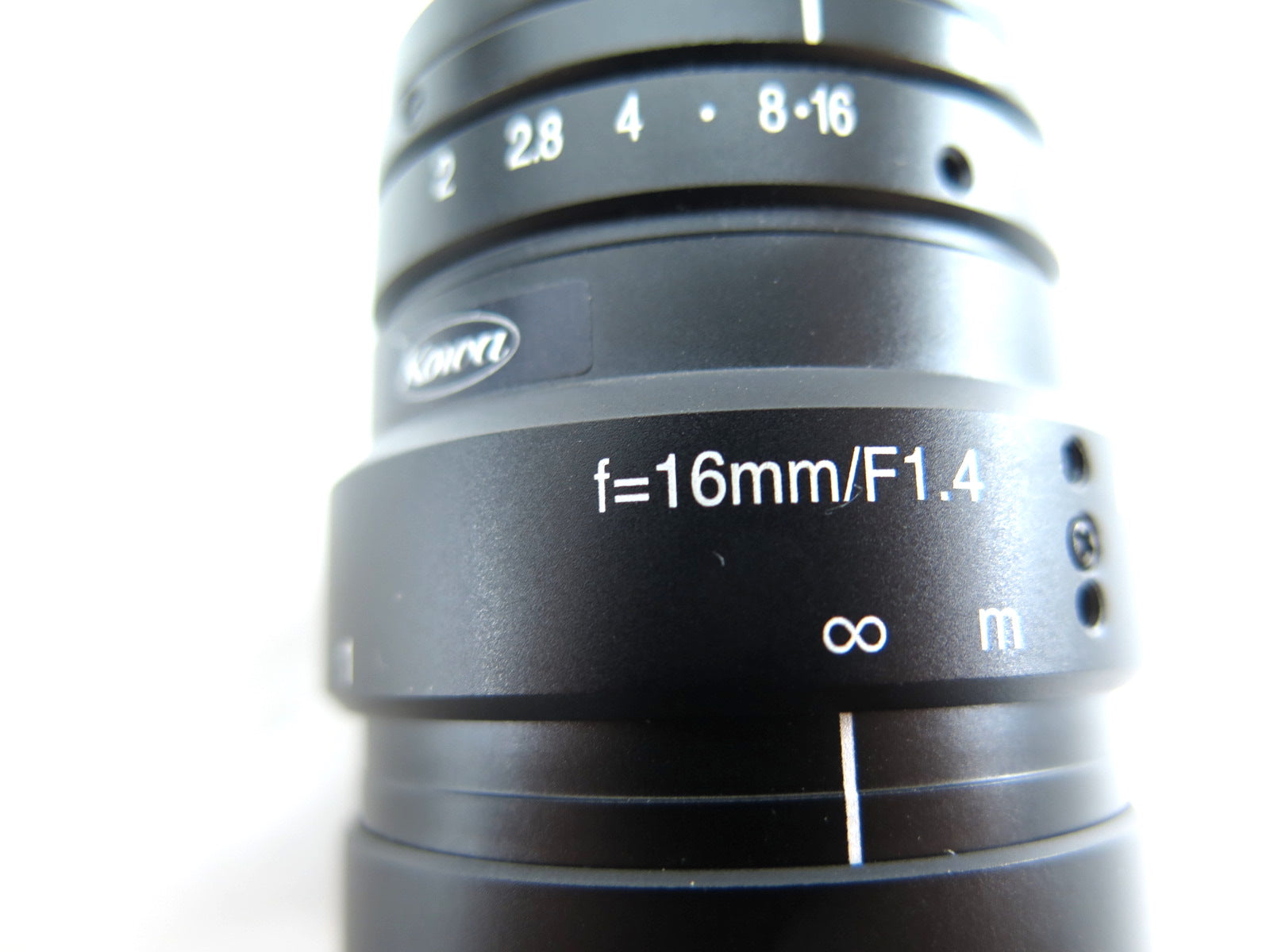 Kowa F=16mm/F1.4 Camera Lens - Advance Operations