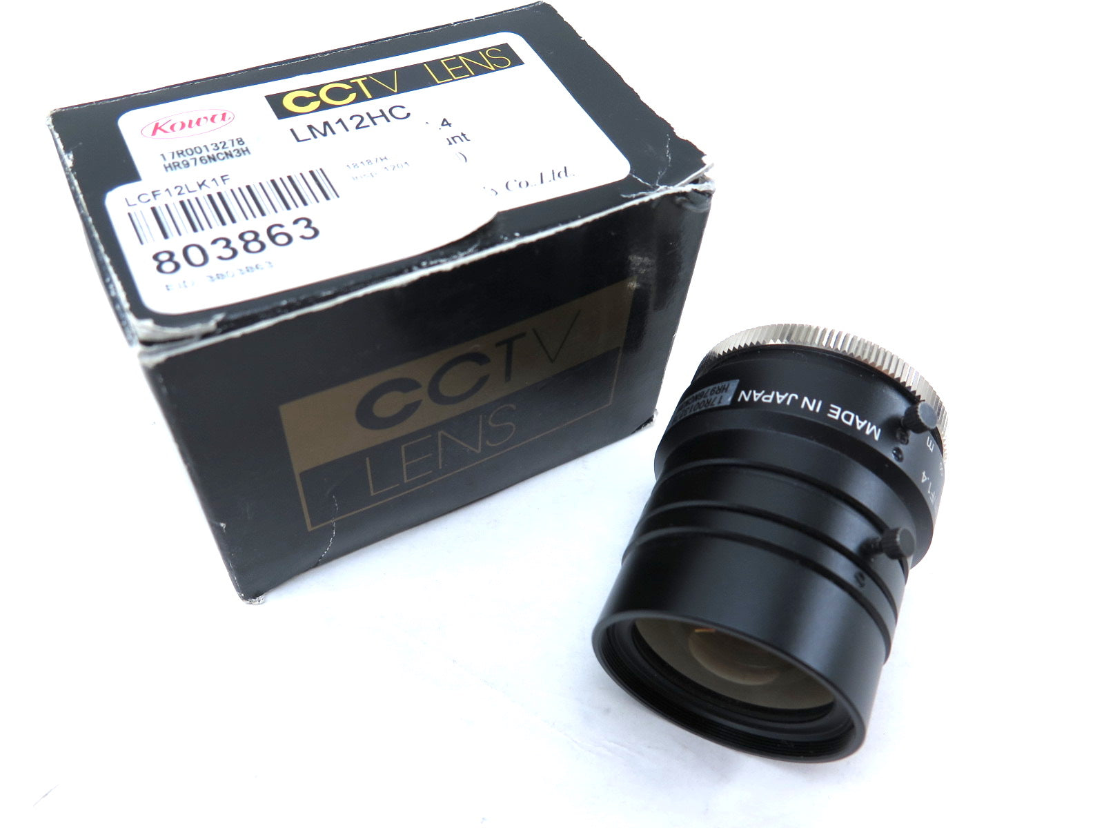 Kowa F=12.5mm/F1.4 Camera Lens - Advance Operations
