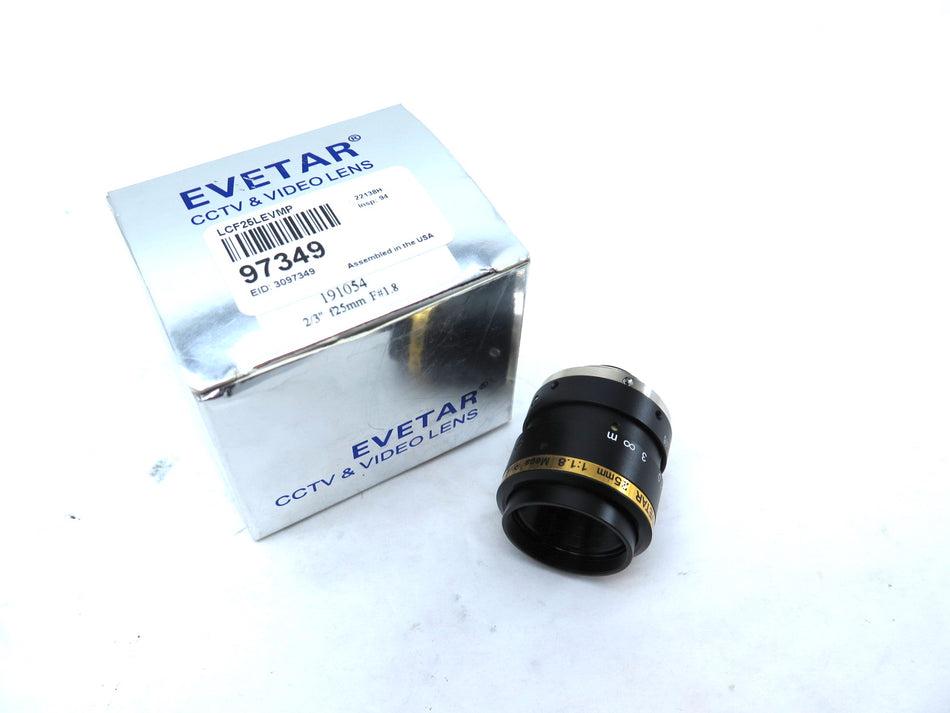Evetar 25mm 1:1.8 Mega Pixel C-Mount 2/3" - Advance Operations
