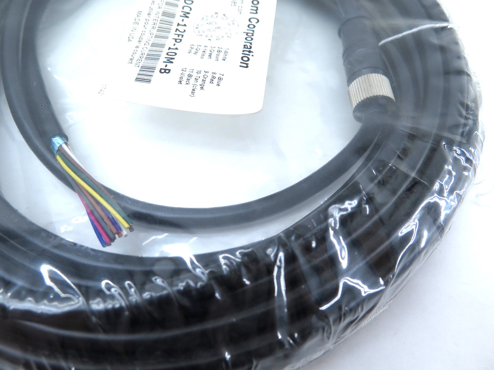 Mencom MDCM-12FP-10M-B Cordset 12 Pole Female - Advance Operations