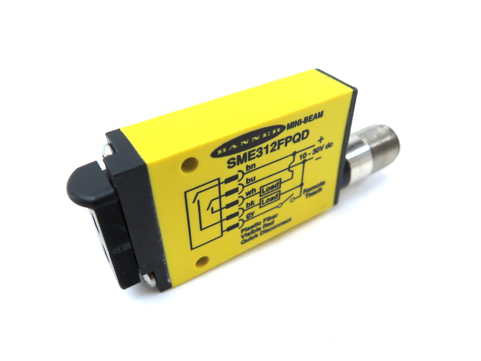 Banner SME312FPQD 53732 Mini-Beam Fiber Optic Amplifier - Advance Operations