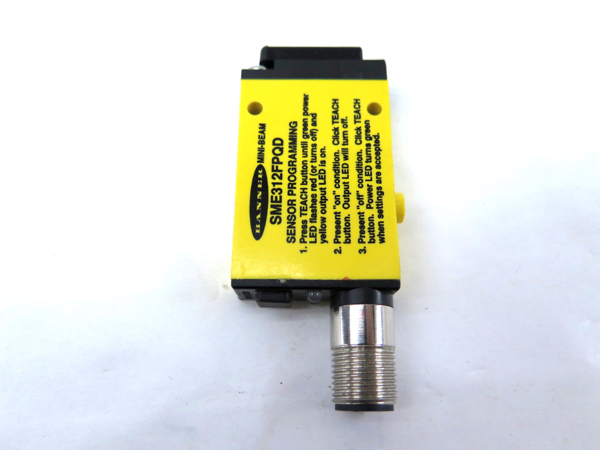 Banner SME312FPQD 53732 Mini-Beam Fiber Optic Amplifier - Advance Operations