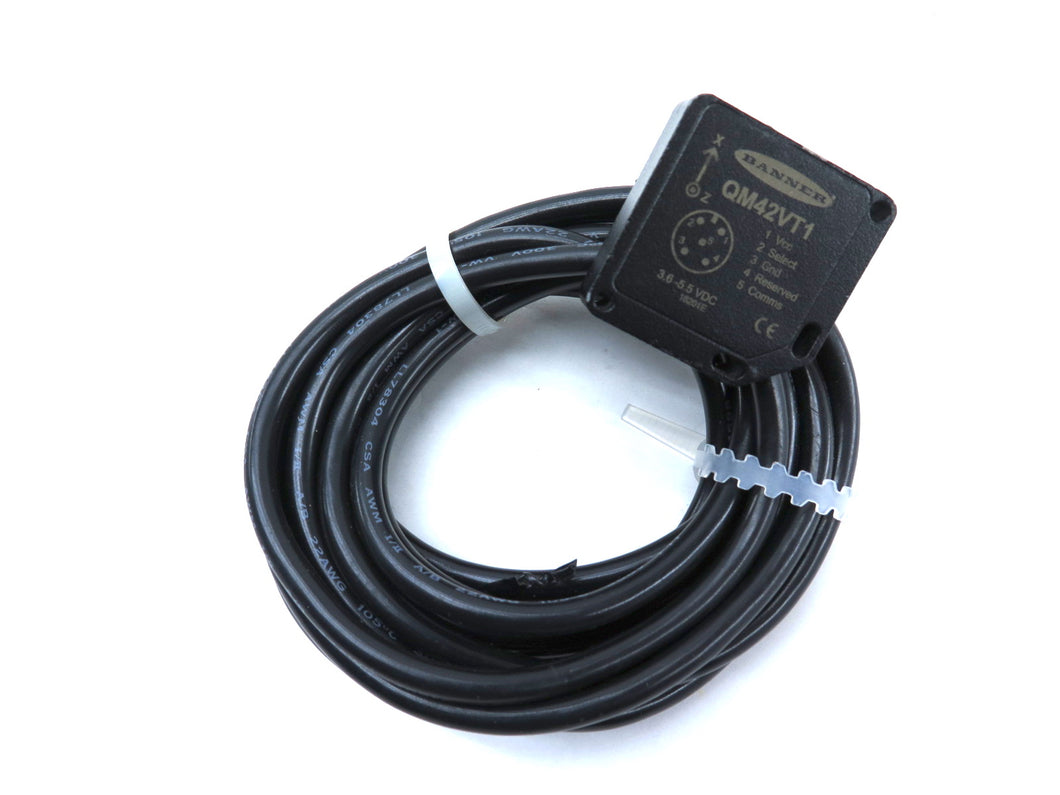 Banner Vibration & Temperature Sensor QM42VT1 - Advance Operations