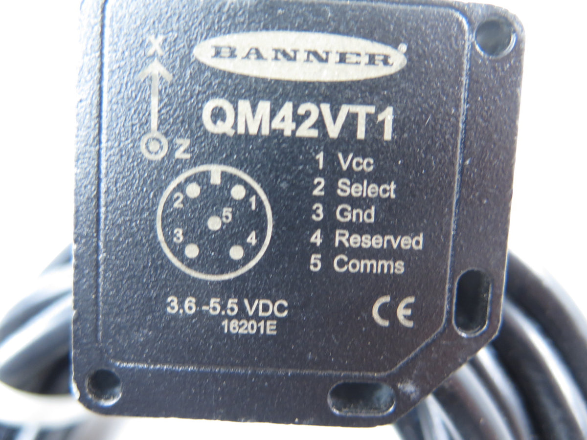Banner Vibration & Temperature Sensor QM42VT1 - Advance Operations
