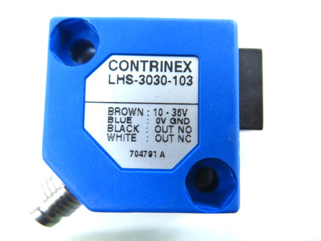 Contrinex LHS-3030-103 Diffuse Sensor Switch - Advance Operations