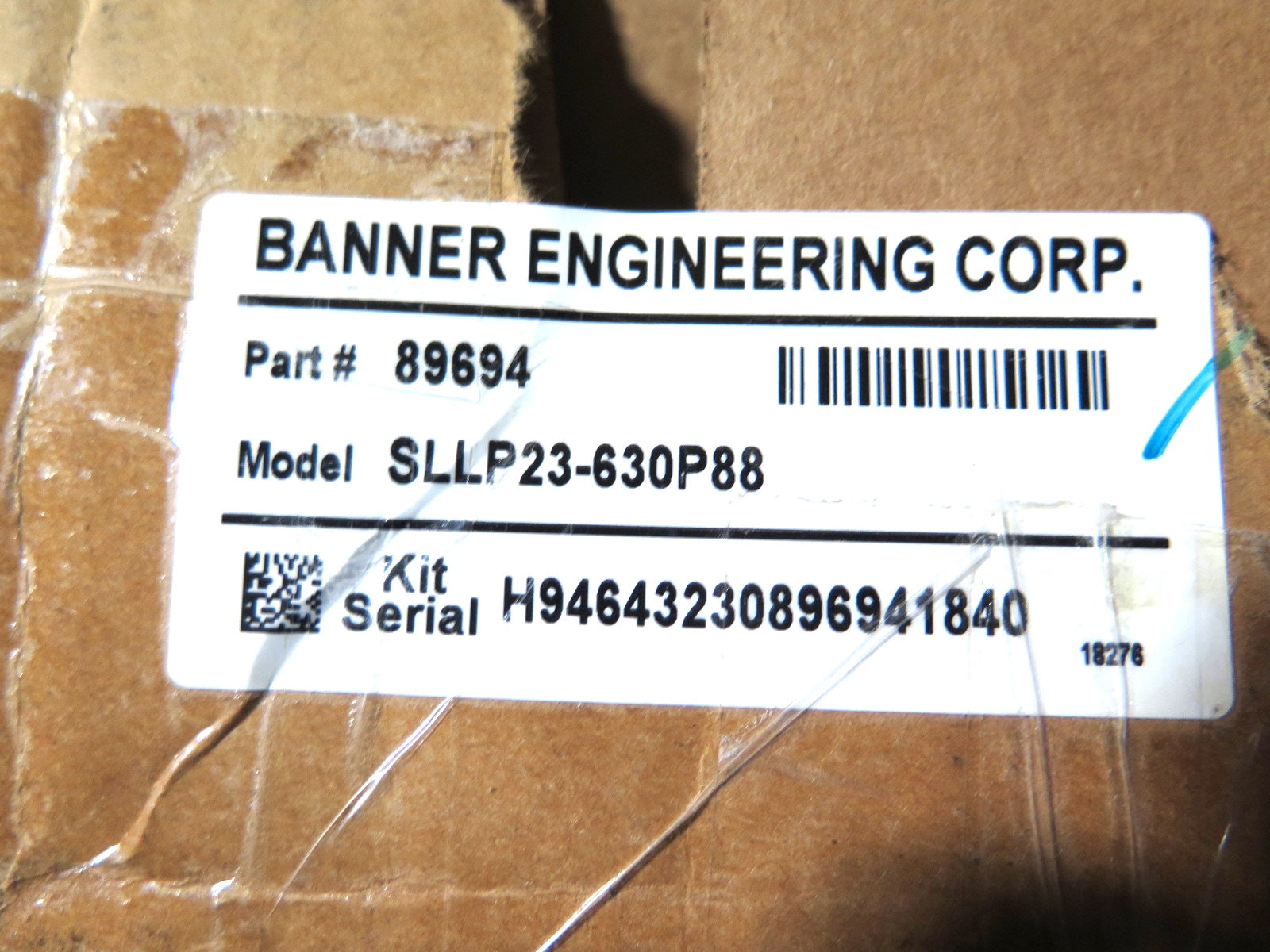 Banner SLLP23-630P88 89694 EZ-Screen Safety Light Curtains - Advance Operations