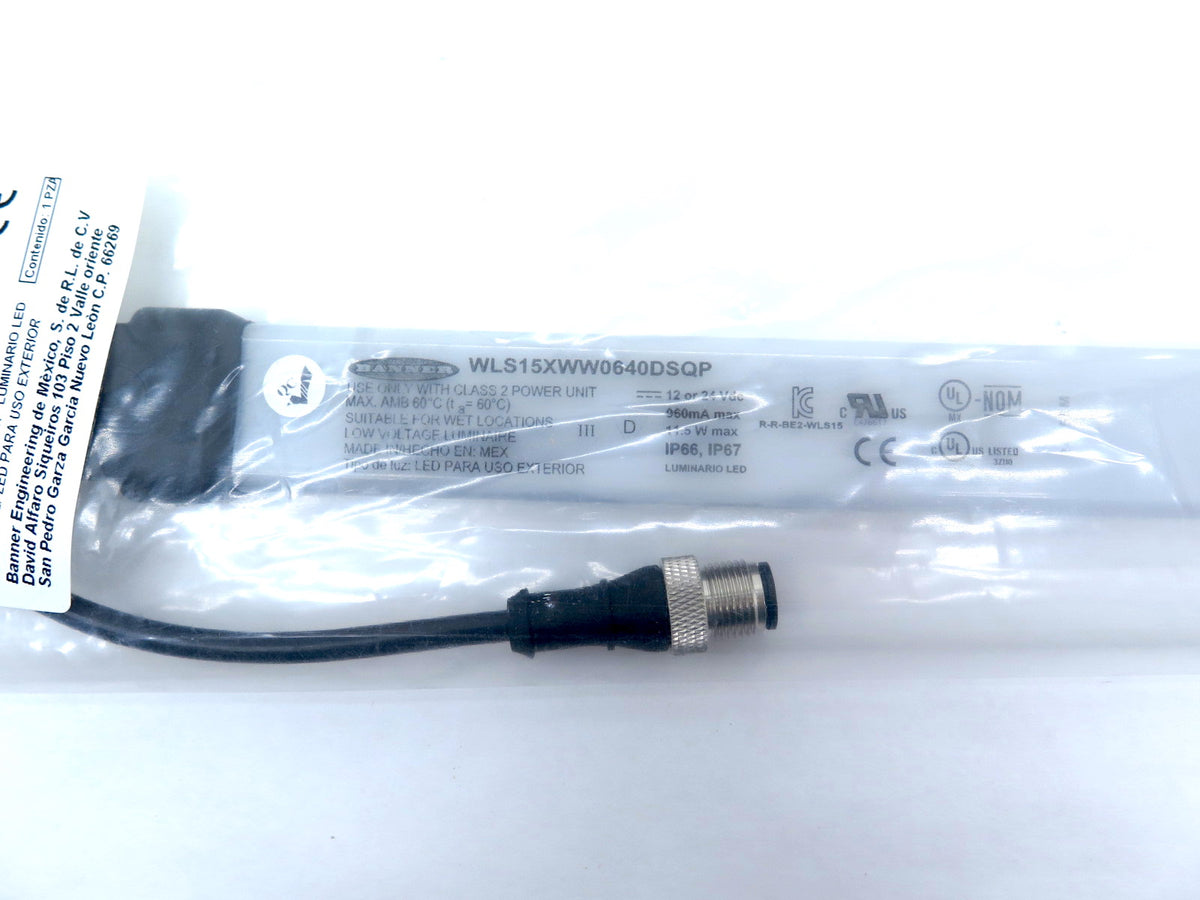 Banner WLS15XWW0640DSQP 802082 Work Light Strip - Advance Operations