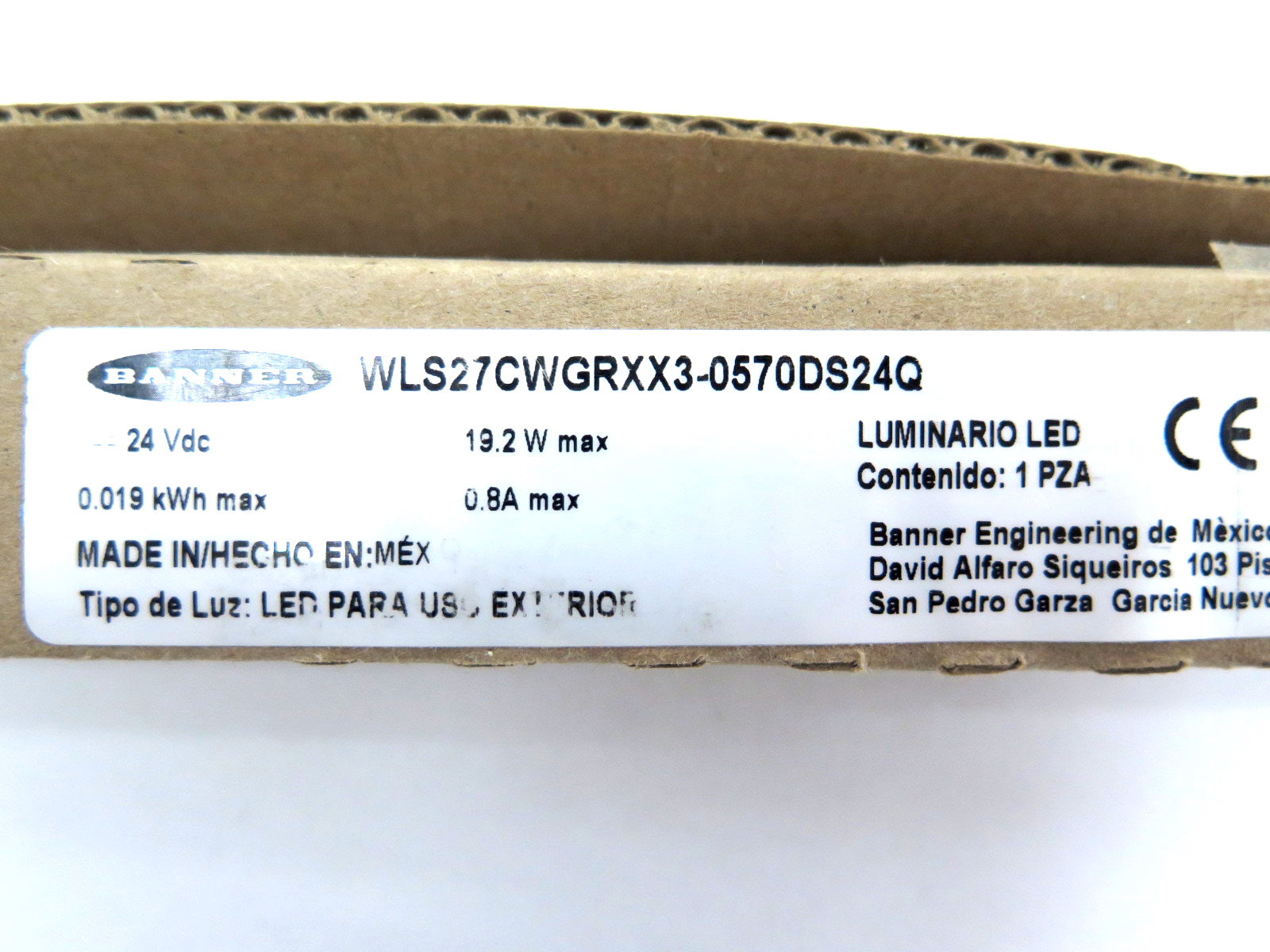 Banner WLS27CWGRXX3-0570DS24Q 802024 Multicolor Light Strip - Advance Operations