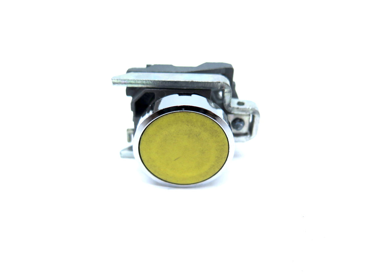 Telemecanique ZB4BA5 ZBE-101 Yellow Push Button Spring Return*LOT OF 3* - Advance Operations
